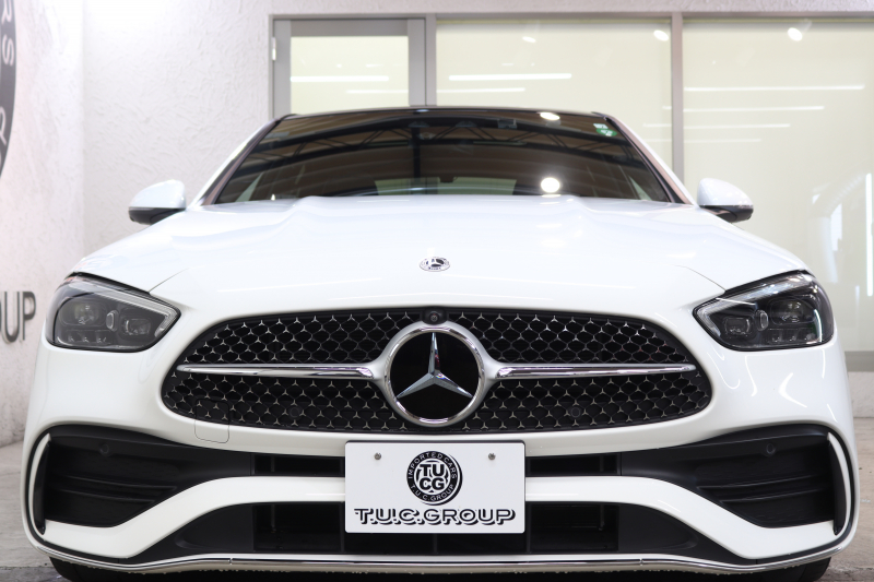 メルセデスベンツ Cクラス C220d AVG AMGﾗｲﾝ ﾚｻﾞｰｴｸｽｸﾙｰｼﾌﾞﾍﾞｰｼｯｸ&ﾚｰﾀﾞｰｾｰﾌﾃｨPKG　ISG搭載 ｷｰﾚｽｺﾞｰ 黒本革 ﾊﾟﾉﾗﾏSR ﾍｯﾄﾞｱｯﾌﾟD MBUXﾅﾋﾞTV&ARﾅﾋﾞ ｽﾏﾎ連携 360ｶﾒﾗ PTS LEDﾗｲﾄ 自動ﾄﾗﾝｸ AMGｴｱﾛ&18AW Rｱｸｽﾙｽﾃｱﾘﾝｸﾞ 9AT　2年保証