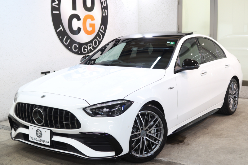 AMG Cクラス C43 4MATIC ﾚｰﾀﾞｰｾｰﾌﾃｨPKG　BSG搭載 ｷｰﾚｽｺﾞｰ 黒本革 ﾍﾞﾝﾁﾚｰﾀｰ ﾊﾟﾉﾗﾏSR ﾍｯﾄﾞｱｯﾌﾟD MBUXﾅﾋﾞTV&ARﾅﾋﾞ ｽﾏﾎ連携 ﾌﾞﾙﾒｽﾀｰ 360ｶﾒﾗ PTS LEDﾗｲﾄ 自動ﾄﾗﾝｸ AMG専用装備&ﾁｭｰﾆﾝｸﾞ Rｱｸｽﾙｽﾃｱﾘﾝｸﾞ 9AT　2年保証