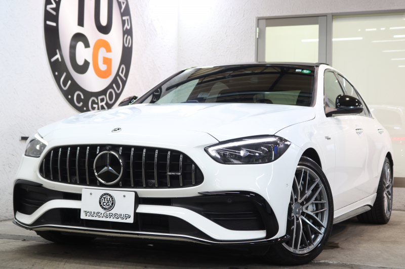 AMG Cクラス C43 4MATIC ﾚｰﾀﾞｰｾｰﾌﾃｨPKG　BSG搭載 ｷｰﾚｽｺﾞｰ 黒本革 ﾍﾞﾝﾁﾚｰﾀｰ ﾊﾟﾉﾗﾏSR ﾍｯﾄﾞｱｯﾌﾟD MBUXﾅﾋﾞTV&ARﾅﾋﾞ ｽﾏﾎ連携 ﾌﾞﾙﾒｽﾀｰ 360ｶﾒﾗ PTS LEDﾗｲﾄ 自動ﾄﾗﾝｸ AMG専用装備&ﾁｭｰﾆﾝｸﾞ Rｱｸｽﾙｽﾃｱﾘﾝｸﾞ 9AT　2年保証
