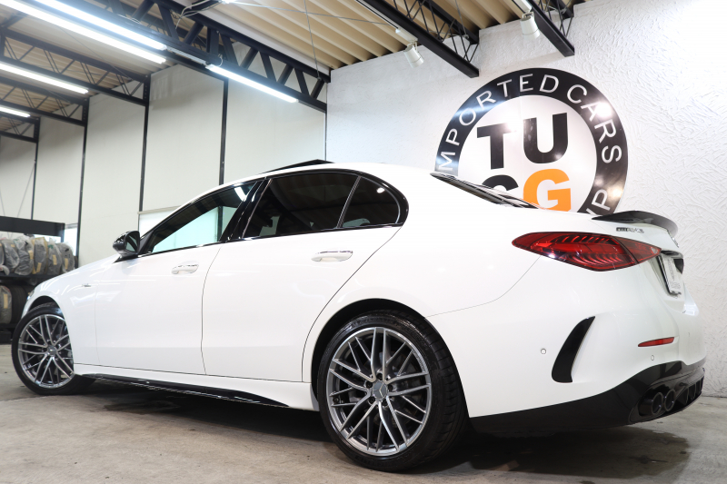 AMG Cクラス C43 4MATIC ﾚｰﾀﾞｰｾｰﾌﾃｨPKG　BSG搭載 ｷｰﾚｽｺﾞｰ 黒本革 ﾍﾞﾝﾁﾚｰﾀｰ ﾊﾟﾉﾗﾏSR ﾍｯﾄﾞｱｯﾌﾟD MBUXﾅﾋﾞTV&ARﾅﾋﾞ ｽﾏﾎ連携 ﾌﾞﾙﾒｽﾀｰ 360ｶﾒﾗ PTS LEDﾗｲﾄ 自動ﾄﾗﾝｸ AMG専用装備&ﾁｭｰﾆﾝｸﾞ Rｱｸｽﾙｽﾃｱﾘﾝｸﾞ 9AT　2年保証