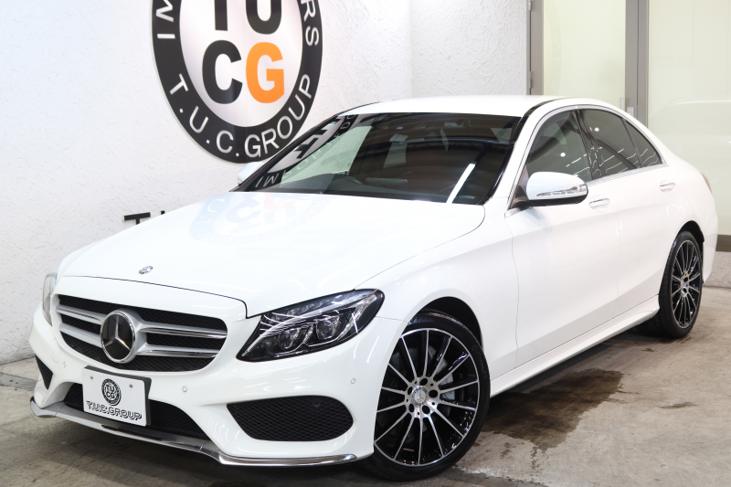 メルセデスベンツ Cクラス C250ｽﾎﾟｰﾂ ﾚｻﾞｰｴｸｽｸﾙｰｼﾌﾞ&ﾚｰﾀﾞｰｾｰﾌﾃｨPKG　ｷｰﾚｽｺﾞｰ 赤本革 ﾍｯﾄﾞｱｯﾌﾟD HDDﾅﾋﾞTV BT音楽 ﾌﾞﾙﾒｽﾀｰ ﾊﾞｯｸｶﾒﾗ PTS LEDﾗｲﾄ 自動ﾄﾗﾝｸ ﾊﾝｽﾞﾌﾘｰA AMGｴｱﾛ&19AW ｴｱｻｽ 7AT　2年保証