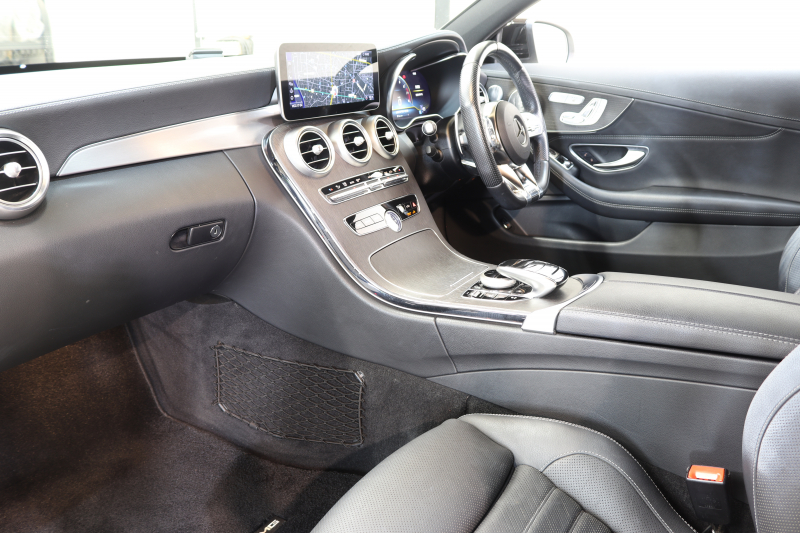 AMG Cクラス C43 4MATIC ｸｰﾍﾟ ﾚｰﾀﾞｰｾｰﾌﾃｨPKG　後期 ｷｰﾚｽｺﾞｰ 黒本革 ﾍｯﾄﾞｱｯﾌﾟD HDDﾅﾋﾞTV ｽﾏﾎ連携 ﾌﾞﾙﾒｽﾀｰ ﾊﾞｯｸｶﾒﾗ PTS LEDﾗｲﾄ 自動ﾄﾗﾝｸ ﾊﾝｽﾞﾌﾘｰA AMG専用装備&ﾁｭｰﾆﾝｸﾞﾀﾞｲﾅﾐｯｸS 9AT　2年保証
