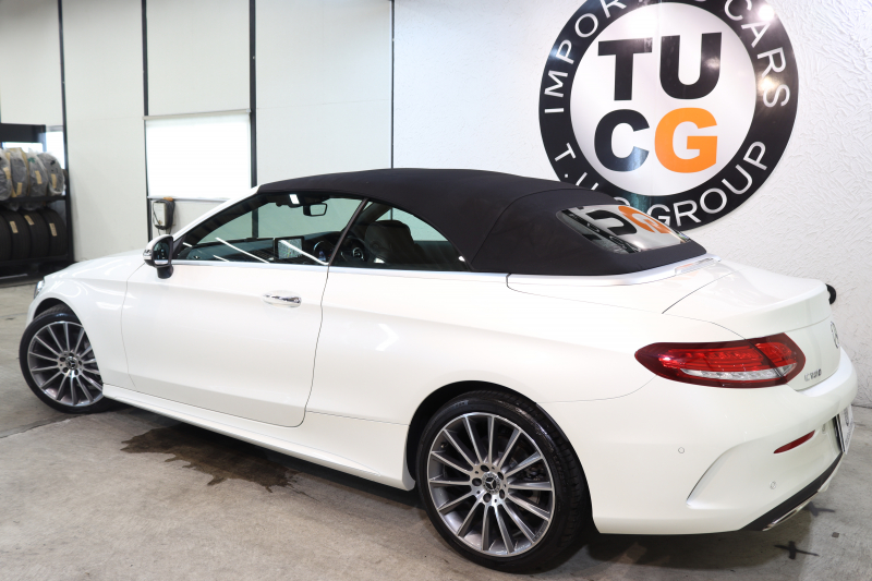 メルセデスベンツ Cクラス C180ｶﾌﾞﾘｵﾚ ｽﾎﾟｰﾂ ﾚｻﾞｰｴｸｽｸﾙｰｼﾌﾞ&ﾚｰﾀﾞｰｾｰﾌﾃｨPKG　ｷｰﾚｽｺﾞｰ 黒本革 ｴｱｽｶｰﾌ ﾍｯﾄﾞｱｯﾌﾟD HDDﾅﾋﾞTV BT音楽 ﾊﾞｯｸｶﾒﾗ PTS LEDﾗｲﾄ AMGｴｱﾛ&19AW ﾀﾞｲﾅﾐｯｸS 黒幌 9AT　2年保証