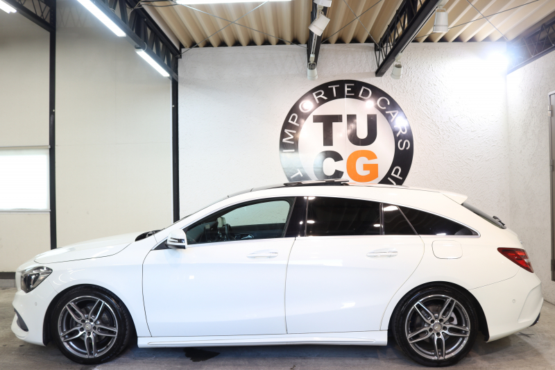 メルセデスベンツ CLAクラス CLA180ｼｭｰﾃｨﾝｸﾞﾌﾞﾚｰｸ ｽﾎﾟｰﾂ AMGﾚｻﾞｰｴｸｽｸﾙｰｼﾌﾞ&ﾚｰﾀﾞｰｾｰﾌﾃｨPKG　後期 ｷｰﾚｽｺﾞｰ 黒本革 ﾊﾟﾉﾗﾏSR HDDﾅﾋﾞTV ｽﾏﾎ連携 harman/kardon ﾊﾞｯｸｶﾒﾗ PTS LEDﾗｲﾄ 自動Rｹﾞｰﾄ ﾊﾝｽﾞﾌﾘｰA AMGｴｱﾛ&18AW　2年保証