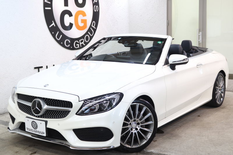 メルセデスベンツ Cクラス C180ｶﾌﾞﾘｵﾚ ｽﾎﾟｰﾂ ﾚｻﾞｰｴｸｽｸﾙｰｼﾌﾞ&ﾚｰﾀﾞｰｾｰﾌﾃｨPKG　ｷｰﾚｽｺﾞｰ 黒本革 ｴｱｽｶｰﾌ HDDﾅﾋﾞTV&ｷｬﾝｾﾗｰ BT音楽 ﾊﾞｯｸｶﾒﾗ PTS LEDﾗｲﾄ AMGｴｱﾛ&19AW 黒幌 9AT　2年保証