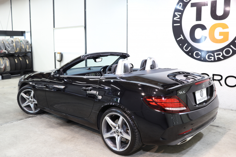 メルセデスベンツ SLCクラス SLC180ｽﾎﾟｰﾂ ﾚｰﾀﾞｰｾｰﾌﾃｨPKG　ｷｰﾚｽｺﾞｰ 黒本革 ﾊﾞﾘｵR HDDﾅﾋﾞTV&ｷｬﾝｾﾗｰ ｽﾏﾎ連携 ﾊﾞｯｸｶﾒﾗ PTS LEDﾗｲﾄ AMGｴｱﾛ&18AW ﾊﾟﾅﾒﾘｶｰﾅｸﾞﾘﾙ ｴｱｶﾞｲﾄﾞ 9AT　2年保証