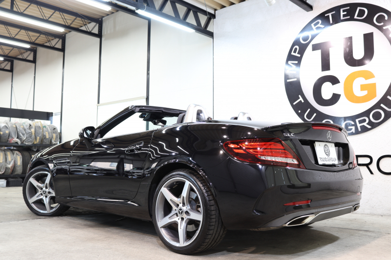 メルセデスベンツ SLCクラス SLC180ｽﾎﾟｰﾂ ﾚｰﾀﾞｰｾｰﾌﾃｨPKG　ｷｰﾚｽｺﾞｰ 黒本革 ﾊﾞﾘｵR HDDﾅﾋﾞTV&ｷｬﾝｾﾗｰ ｽﾏﾎ連携 ﾊﾞｯｸｶﾒﾗ PTS LEDﾗｲﾄ AMGｴｱﾛ&18AW ﾊﾟﾅﾒﾘｶｰﾅｸﾞﾘﾙ ｴｱｶﾞｲﾄﾞ 9AT　2年保証