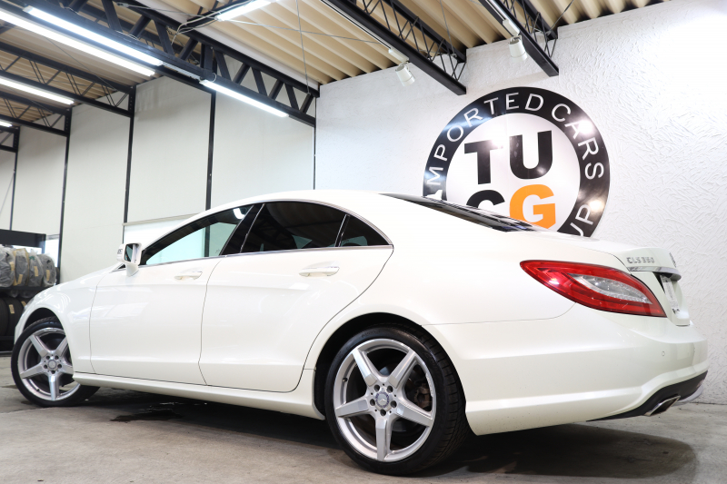 メルセデスベンツ CLS CLS350 AMGｽﾎﾟｰﾂ&ﾚｰﾀﾞｰｾｰﾌﾃｨPKG　ｷｰﾚｽｺﾞｰ 黒本革 ｼｰﾄﾋｰﾀｰ HDDﾅﾋﾞTV BT音楽 ﾊﾞｯｸｶﾒﾗ PTS LEDﾗｲﾄ 自動ﾄﾗﾝｸ AMGｴｱﾛ&19AW ｴｱｻｽ 7AT　2年保証