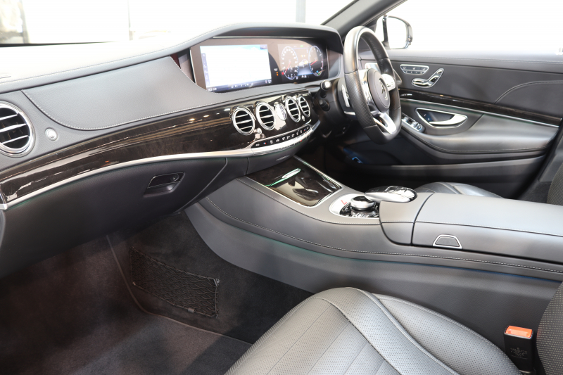 メルセデスベンツ Sクラス S450ｴｸｽｸﾙｰｼﾌﾞ ｽﾎﾟｰﾂﾘﾐﾃｯﾄﾞ AMGﾗｲﾝﾌﾟﾗｽ&ﾚｰﾀﾞｰｾｰﾌﾃｨPKG　ISG搭載 後期 特別仕様車 ｷｰﾚｽｺﾞｰ 黒本革 ﾍﾞﾝﾁﾚｰﾀｰ ﾊﾟﾉﾗﾏSR ﾍｯﾄﾞｱｯﾌﾟD HDDﾅﾋﾞTV ｽﾏﾎ連携 ﾌﾞﾙﾒｽﾀｰ 360ｶﾒﾗ PTS LEDﾗｲﾄ ﾊﾝｽﾞﾌﾘｰA ｸﾛｰｼﾞﾝｸﾞS ｴｱｻｽ 9AT　2年保証