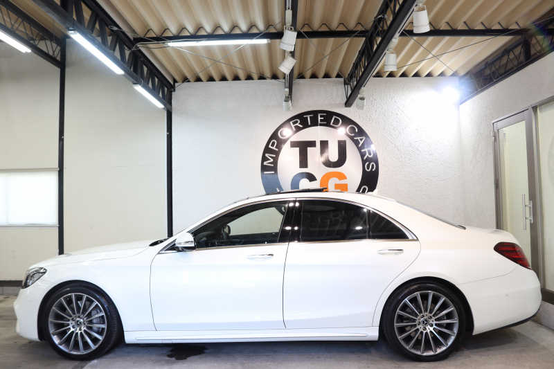 メルセデスベンツ Sクラス S450ｴｸｽｸﾙｰｼﾌﾞ ｽﾎﾟｰﾂﾘﾐﾃｯﾄﾞ AMGﾗｲﾝﾌﾟﾗｽ&ﾚｰﾀﾞｰｾｰﾌﾃｨPKG　ISG搭載 後期 特別仕様車 ｷｰﾚｽｺﾞｰ 黒本革 ﾍﾞﾝﾁﾚｰﾀｰ ﾊﾟﾉﾗﾏSR ﾍｯﾄﾞｱｯﾌﾟD HDDﾅﾋﾞTV ｽﾏﾎ連携 ﾌﾞﾙﾒｽﾀｰ 360ｶﾒﾗ PTS LEDﾗｲﾄ ﾊﾝｽﾞﾌﾘｰA ｸﾛｰｼﾞﾝｸﾞS ｴｱｻｽ 9AT　2年保証