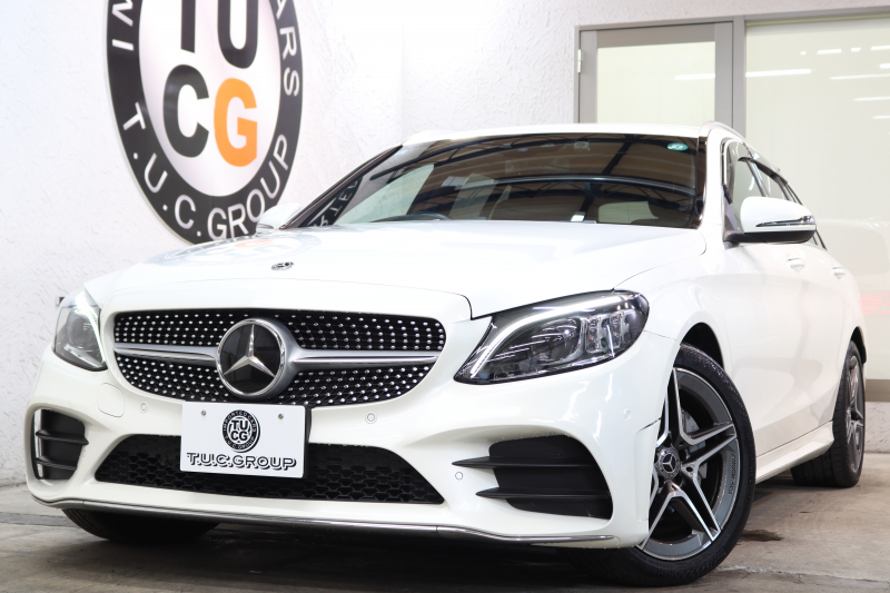 メルセデスベンツ Cクラス C200ｽﾃｰｼｮﾝﾜｺﾞﾝ AVG AMGﾗｲﾝ ﾚｰﾀﾞｰｾｰﾌﾃｨPKG　BSG搭載 後期 ｷｰﾚｽｺﾞｰ 黒革 HDDﾅﾋﾞTV ｽﾏﾎ連携 ﾊﾞｯｸｶﾒﾗ PTS LEDﾗｲﾄ 自動Rｹﾞｰﾄ AMGｴｱﾛ&18AW ｴｱｻｽ ﾀﾞｲﾅﾐｯｸS 9AT　2年保証