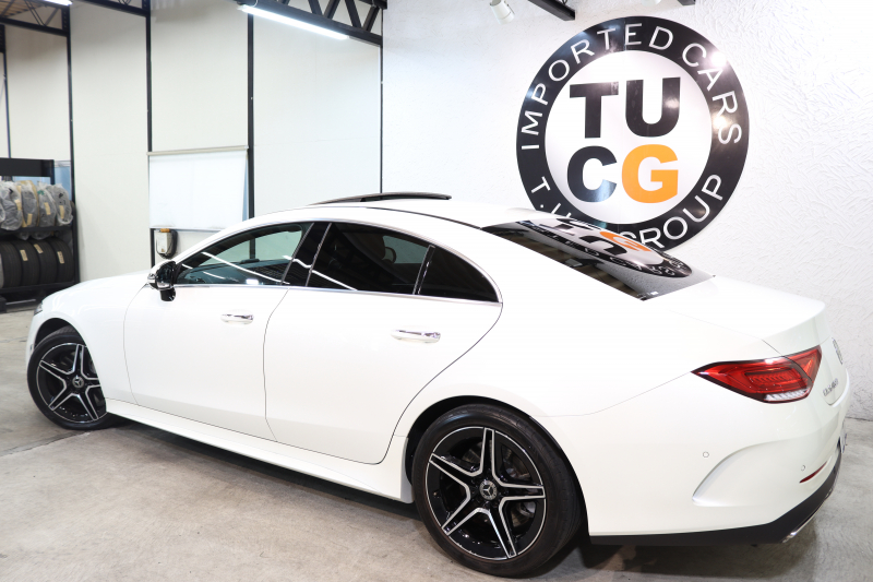 メルセデスベンツ CLS CLS450 4MATIC ｽﾎﾟｰﾂ ｴｸｽｸﾙｰｼﾌﾞ&ﾚｰﾀﾞｰｾｰﾌﾃｨPKG　ISG搭載 ｷｰﾚｽｺﾞｰ 黒本革 ﾍﾞﾝﾁﾚｰﾀｰ ｻﾝﾙｰﾌ ﾍｯﾄﾞｱｯﾌﾟD HDDﾅﾋﾞTV ｽﾏﾎ連携 ﾌﾞﾙﾒｽﾀｰ 360ｶﾒﾗ PTS LEDﾗｲﾄ 自動ﾄﾗﾝｸ ﾊﾝｽﾞﾌﾘｰA AMGｴｱﾛ&19AW ｴｱｻｽ 9AT　2年保証