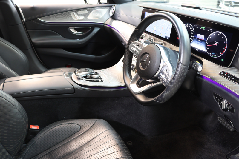 メルセデスベンツ CLS CLS450 4MATIC ｽﾎﾟｰﾂ ｴｸｽｸﾙｰｼﾌﾞ&ﾚｰﾀﾞｰｾｰﾌﾃｨPKG　ISG搭載 ｷｰﾚｽｺﾞｰ 黒本革 ﾍﾞﾝﾁﾚｰﾀｰ ｻﾝﾙｰﾌ ﾍｯﾄﾞｱｯﾌﾟD HDDﾅﾋﾞTV ｽﾏﾎ連携 ﾌﾞﾙﾒｽﾀｰ 360ｶﾒﾗ PTS LEDﾗｲﾄ 自動ﾄﾗﾝｸ ﾊﾝｽﾞﾌﾘｰA AMGｴｱﾛ&19AW ｴｱｻｽ 9AT　2年保証