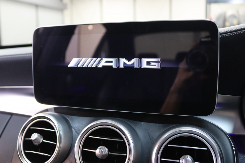 AMG Cクラス C43 4MATIC ﾚｰﾀﾞｰｾｰﾌﾃｨPKG　後期 1ｵｰﾅｰ ｷｰﾚｽｺﾞｰ 黒本革 ﾊﾟﾉﾗﾏSR ﾍｯﾄﾞｱｯﾌﾟD HDDﾅﾋﾞTV ｽﾏﾎ連携 ﾌﾞﾙﾒｽﾀｰ ﾊﾞｯｸｶﾒﾗ PTS LEDﾗｲﾄ 自動ﾄﾗﾝｸ ﾊﾝｽﾞﾌﾘｰA AMG専用装備&ﾁｭｰﾆﾝｸﾞﾀﾞｲﾅﾐｯｸS 9AT　2年保証