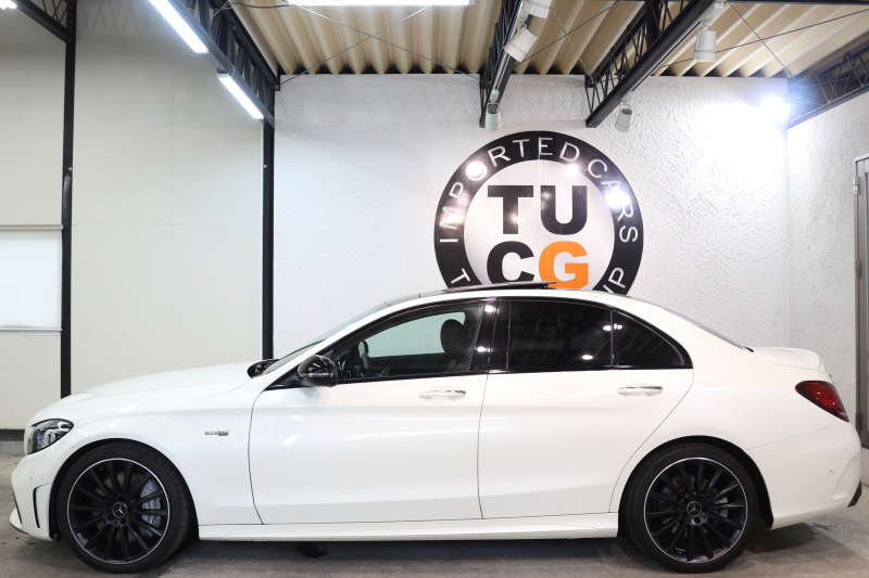 AMG Cクラス C43 4MATIC ﾚｰﾀﾞｰｾｰﾌﾃｨPKG　後期 1ｵｰﾅｰ ｷｰﾚｽｺﾞｰ 黒本革 ﾊﾟﾉﾗﾏSR ﾍｯﾄﾞｱｯﾌﾟD HDDﾅﾋﾞTV ｽﾏﾎ連携 ﾌﾞﾙﾒｽﾀｰ ﾊﾞｯｸｶﾒﾗ PTS LEDﾗｲﾄ 自動ﾄﾗﾝｸ ﾊﾝｽﾞﾌﾘｰA AMG専用装備&ﾁｭｰﾆﾝｸﾞﾀﾞｲﾅﾐｯｸS 9AT　2年保証