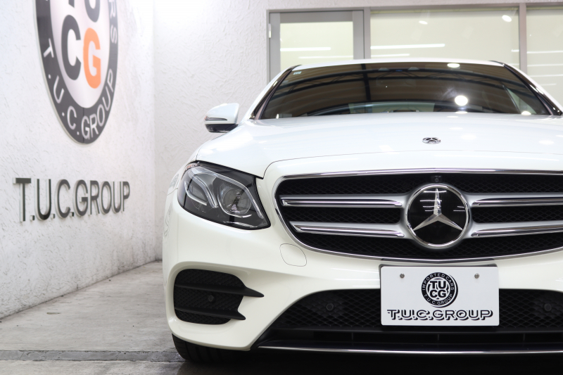 メルセデスベンツ Eクラス E220d AVG ｽﾎﾟｰﾂ ﾚｻﾞｰ&ﾚｰﾀﾞｰｾｰﾌﾃｨPKG　ｷｰﾚｽｺﾞｰ 黒本革 HDDﾅﾋﾞTV ｽﾏﾎ連携 ﾌﾞﾙﾒｽﾀｰ 360ｶﾒﾗ PTS LEDﾗｲﾄ 自動ﾄﾗﾝｸ AMGｴｱﾛ&19AW ﾀﾞｲﾅﾐｯｸS 9AT　2年保証