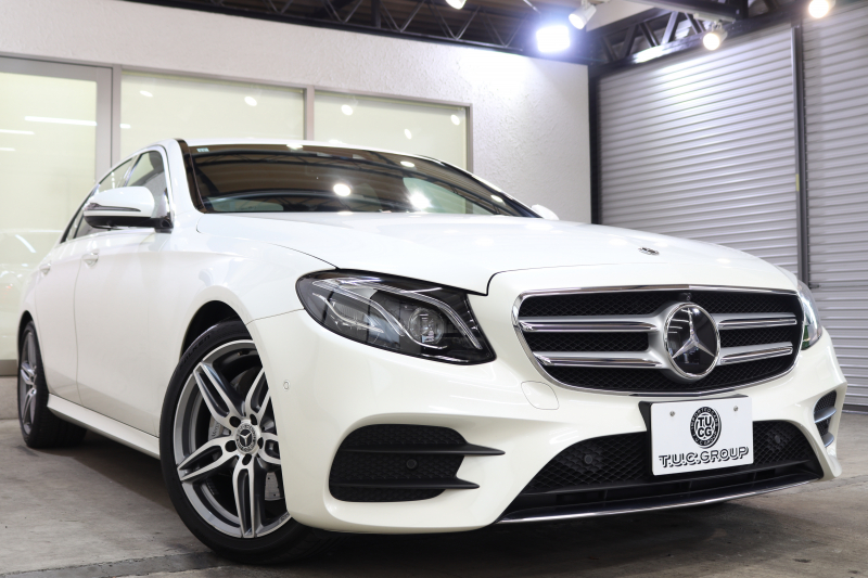 メルセデスベンツ Eクラス E220d AVG ｽﾎﾟｰﾂ ﾚｻﾞｰ&ﾚｰﾀﾞｰｾｰﾌﾃｨPKG　ｷｰﾚｽｺﾞｰ 黒本革 HDDﾅﾋﾞTV ｽﾏﾎ連携 ﾌﾞﾙﾒｽﾀｰ 360ｶﾒﾗ PTS LEDﾗｲﾄ 自動ﾄﾗﾝｸ AMGｴｱﾛ&19AW ﾀﾞｲﾅﾐｯｸS 9AT　2年保証