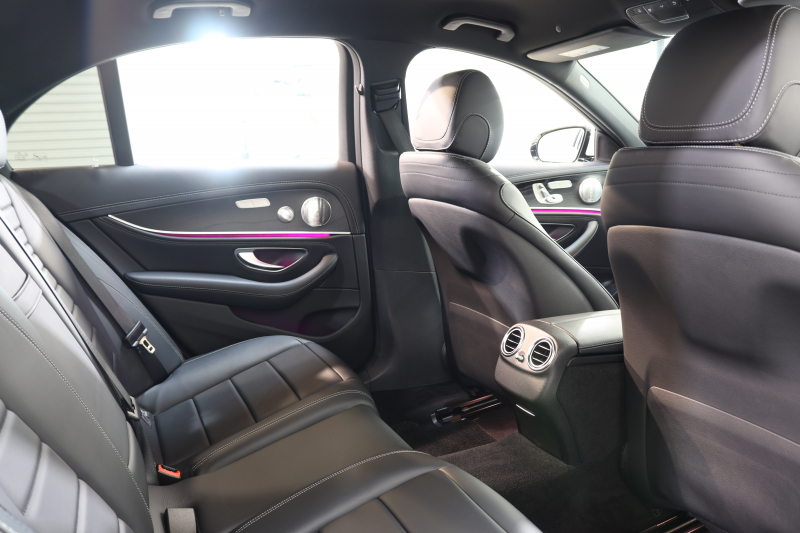 メルセデスベンツ Eクラス E220d AVG ｽﾎﾟｰﾂ ﾚｻﾞｰ&ﾚｰﾀﾞｰｾｰﾌﾃｨPKG　ｷｰﾚｽｺﾞｰ 黒本革 HDDﾅﾋﾞTV ｽﾏﾎ連携 ﾌﾞﾙﾒｽﾀｰ 360ｶﾒﾗ PTS LEDﾗｲﾄ 自動ﾄﾗﾝｸ AMGｴｱﾛ&19AW ﾀﾞｲﾅﾐｯｸS 9AT　2年保証