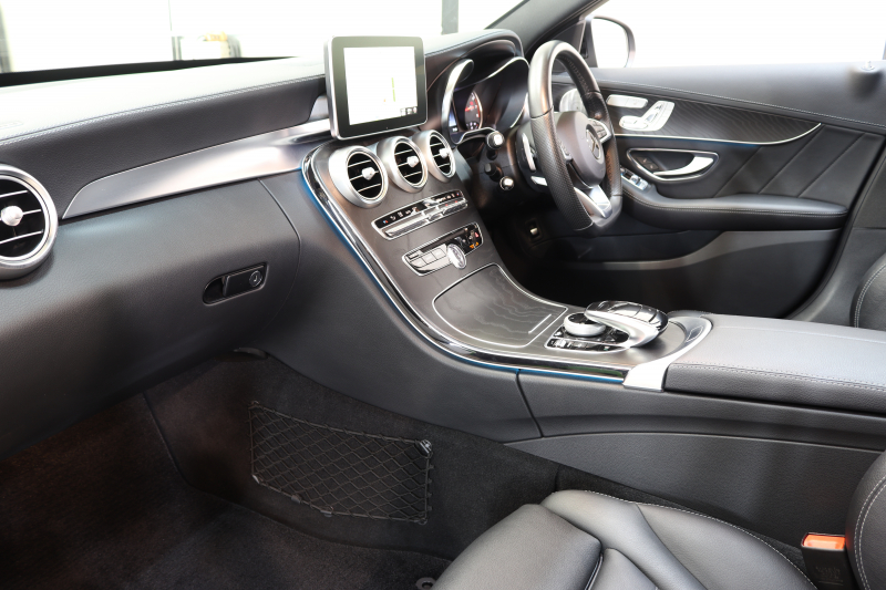 メルセデスベンツ Cクラス C250 ｽﾎﾟｰﾂ ﾚｻﾞｰｴｸｽｸﾙｰｼﾌﾞ&ﾚｰﾀﾞｰｾｰﾌﾃｨPKG　ｷｰﾚｽｺﾞｰ 黒本革 ﾊﾟﾉﾗﾏSR ﾍｯﾄﾞｱｯﾌﾟD HDDﾅﾋﾞTV&ｷｬﾝｾﾗｰ BT音楽 ﾌﾞﾙﾒｽﾀｰ Bｶﾒﾗ PTS LEDﾗｲﾄ 自動ﾄﾗﾝｸ ﾊﾝｽﾞﾌﾘｰA AMGｴｱﾛ&19AW ﾄﾗﾝｸ&Fﾘｯﾌﾟｽﾎﾟｲﾗ- ｴｱｻｽ 7AT　2年保証