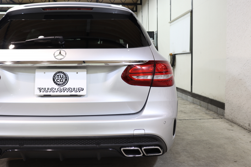 AMG Cクラス C63ｽﾃｰｼｮﾝﾜｺﾞﾝ ﾚｰﾀﾞｰｾｰﾌﾃｨPKG　ｷｰﾚｽｺﾞｰ 黒本革 ﾊﾟﾉﾗﾏSR HDDﾅﾋﾞTV BT音楽 ﾊﾞｯｸｶﾒﾗ PTS LEDﾗｲﾄ 自動Rｹﾞｰﾄ ﾊﾝｽﾞﾌﾘｰA AMG専用装備&ﾁｭｰﾆﾝｸﾞﾀﾞｲﾅﾐｯｸS H&Rﾀﾞｳﾝﾀﾞｽ 7AT　2年保証