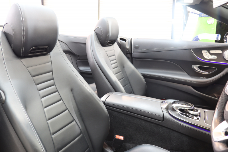 メルセデスベンツ Eクラス E200ｶﾌﾞﾘｵﾚ ｽﾎﾟｰﾂ ﾚｻﾞｰ&ﾚｰﾀﾞｰｾｰﾌﾃｨPKG　中期 NEWｽﾃｱﾘﾝｸﾞ ｷｰﾚｽｺﾞｰ 黒本革 ｴｱｽｶｰﾌ ﾍｯﾄﾞｱｯﾌﾟD HDDﾅﾋﾞTV ｽﾏﾎ連携 ﾌﾞﾙﾒｽﾀｰ 360ｶﾒﾗ PTS LEDﾗｲﾄ AMGｴｱﾛ&19AW ｴｱﾊﾞﾗﾝｽP 黒幌 9AT　2年保証