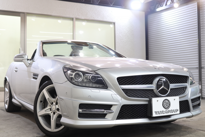 メルセデスベンツ SLKクラス SLK200 ｴｸｽｸﾙｰｼﾌﾞ AMGｽﾎﾟｰﾂ&ﾚｰﾀﾞｰｾｰﾌﾃｨPKG　ｷｰﾚｽｺﾞｰ 黒本革 ﾚｯﾄﾞｶﾗｰｼｰﾄﾍﾞﾙﾄ ｴｱｽｶｰﾌ ﾊﾞﾘｵﾙｰﾌ HDDﾅﾋﾞTV BT音楽 PTS ｷｾﾉﾝﾗｲﾄ AMGｴｱﾛ&18AW ｴｱｶﾞｲﾄﾞ 7AT　2年保証