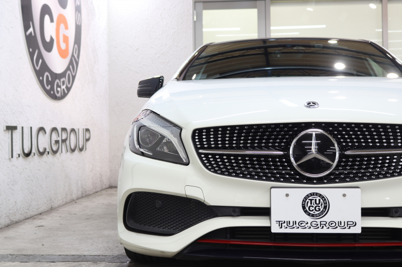 メルセデスベンツ Aクラス A250 ｼｭﾎﾟﾙﾄ 4MATIC ﾚｰﾀﾞｰｾｰﾌﾃｨPKG　後期 ｷｰﾚｽｺﾞｰ ﾚｻﾞｰDINAMICAｼｰﾄ ﾊﾟﾉﾗﾏSR HDDﾅﾋﾞTV ｽﾏﾎ連携 ﾊﾞｯｸｶﾒﾗ PTS LEDﾗｲﾄ AMGｴｱﾛ&18AW SPORT専用ﾁｭｰﾆﾝｸﾞ 7AT　2年保証