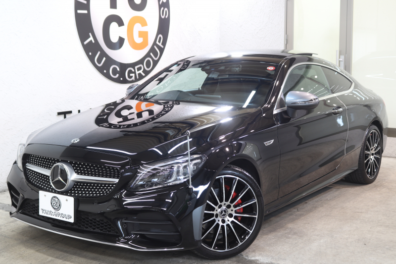 メルセデスベンツ Cクラス C180ｸｰﾍﾟ ｽﾎﾟｰﾂ ﾚｻﾞｰｴｸｽｸﾙｰｼﾌﾞ&ﾚｰﾀﾞｰｾｰﾌﾃｨPKG　後期 MEｺﾈｸﾄ ｷｰﾚｽｺﾞｰ 黒本革 ﾊﾟﾉﾗﾏSR ﾍｯﾄﾞｱｯﾌﾟD HDDﾅﾋﾞTV ｽﾏﾎ連携 ﾊﾞｯｸｶﾒﾗ PTS LEDﾗｲﾄ AMGｴｱﾛ&19AW ｴｱｻｽ ﾀﾞｲﾅﾐｯｸS 9AT　2年保証