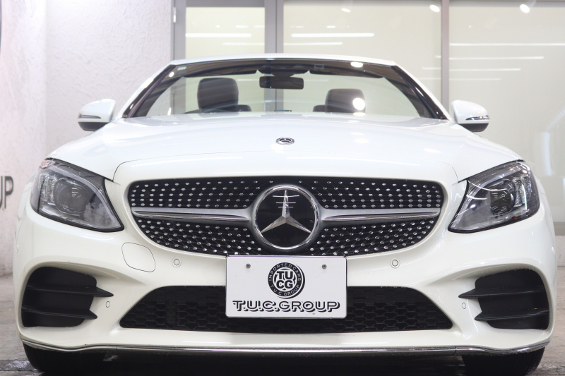 メルセデスベンツ Cクラス C180ｶﾌﾞﾘｵﾚ ｽﾎﾟｰﾂ ﾚｻﾞｰｴｸｽｸﾙｰｼﾌﾞ&ﾚｰﾀﾞｰｾｰﾌﾃｨPKG　後期 MEｺﾈｸﾄ ｷｰﾚｽｺﾞｰ 黒本革 ｴｱｽｶｰﾌ ﾍｯﾄﾞｱｯﾌﾟD HDDﾅﾋﾞTV&ｷｬﾝｾﾗｰ ｽﾏﾎ連携 ﾊﾞｯｸｶﾒﾗ PTS LEDﾗｲﾄ AMGｴｱﾛ&19AW ｴｱｻｽ ﾀﾞｲﾅﾐｯｸS 9AT　2年保証