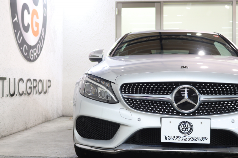 メルセデスベンツ Cクラス C180ｸｰﾍﾟ ｽﾎﾟｰﾂ ﾚｰﾀﾞｰｾｰﾌﾃｨPKG　1ｵｰﾅｰ ｷｰﾚｽｺﾞｰ 黒革 HDDﾅﾋﾞTV BT音楽 ﾊﾞｯｸｶﾒﾗ PTS LEDﾗｲﾄ AMGｴｱﾛ&18AW ﾀﾞｲﾅﾐｯｸS 9AT　2年保証