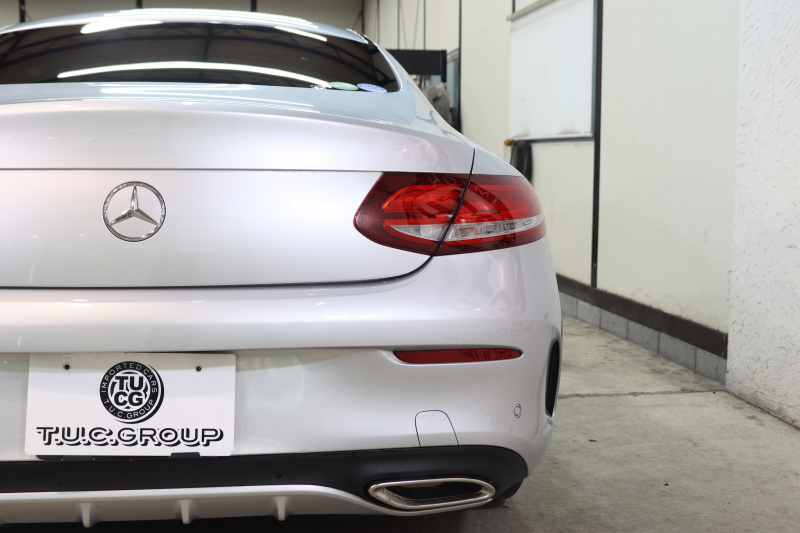 メルセデスベンツ Cクラス C180ｸｰﾍﾟ ｽﾎﾟｰﾂ ﾚｰﾀﾞｰｾｰﾌﾃｨPKG　1ｵｰﾅｰ ｷｰﾚｽｺﾞｰ 黒革 HDDﾅﾋﾞTV BT音楽 ﾊﾞｯｸｶﾒﾗ PTS LEDﾗｲﾄ AMGｴｱﾛ&18AW ﾀﾞｲﾅﾐｯｸS 9AT　2年保証