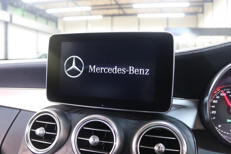 メルセデスベンツ Cクラス C180ｸｰﾍﾟ ｽﾎﾟｰﾂ ﾚｰﾀﾞｰｾｰﾌﾃｨPKG　1ｵｰﾅｰ ｷｰﾚｽｺﾞｰ 黒革 HDDﾅﾋﾞTV BT音楽 ﾊﾞｯｸｶﾒﾗ PTS LEDﾗｲﾄ AMGｴｱﾛ&18AW ﾀﾞｲﾅﾐｯｸS 9AT　2年保証