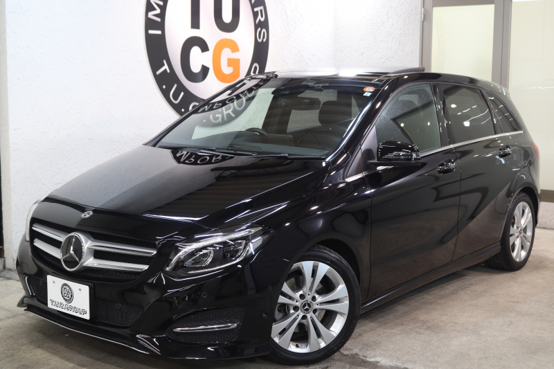 メルセデスベンツ Bクラス B180 ﾌﾟﾚﾐｱﾑ&ﾚｰﾀﾞｰｾｰﾌﾃｨPKG　後期 1ｵｰﾅｰ ｷｰﾚｽｺﾞｰ 黒革 ﾊﾟﾉﾗﾏSR HDDﾅﾋﾞTV ｽﾏﾎ連携 harman/kardon ﾊﾞｯｸｶﾒﾗ PTS LEDﾗｲﾄ EASY-VARIO PLUS 17AW 7AT　2年保証