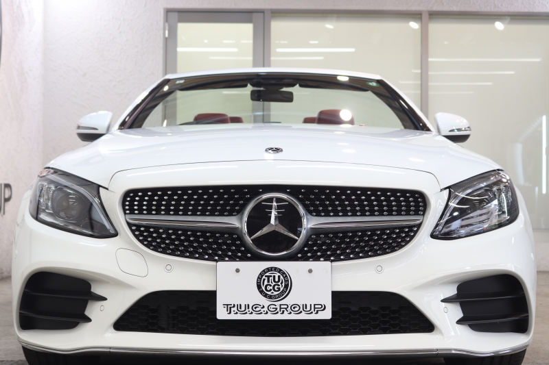 メルセデスベンツ Cクラス C180ｶﾌﾞﾘｵﾚ ｽﾎﾟｰﾂ ﾚｻﾞｰｴｸｽｸﾙｰｼﾌﾞ&ﾚｰﾀﾞｰｾｰﾌﾃｨPKG　後期 MEｺﾈｸﾄ ｷｰﾚｽｺﾞｰ 赤本革 ｴｱｽｶｰﾌ ﾍｯﾄﾞｱｯﾌﾟD HDDﾅﾋﾞTV&ｷｬﾝｾﾗｰ ｽﾏﾎ連携 ﾊﾞｯｸｶﾒﾗ PTS LEDﾗｲﾄ AMGｴｱﾛ&19AW ｴｱｻｽ ﾀﾞｲﾅﾐｯｸS 9AT　2年保証