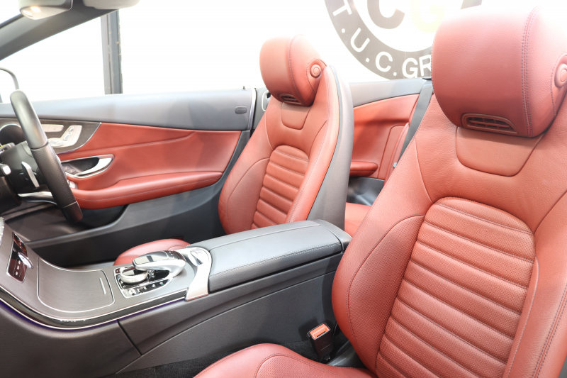 メルセデスベンツ Cクラス C180ｶﾌﾞﾘｵﾚ ｽﾎﾟｰﾂ ﾚｻﾞｰｴｸｽｸﾙｰｼﾌﾞ&ﾚｰﾀﾞｰｾｰﾌﾃｨPKG　後期 MEｺﾈｸﾄ ｷｰﾚｽｺﾞｰ 赤本革 ｴｱｽｶｰﾌ ﾍｯﾄﾞｱｯﾌﾟD HDDﾅﾋﾞTV&ｷｬﾝｾﾗｰ ｽﾏﾎ連携 ﾊﾞｯｸｶﾒﾗ PTS LEDﾗｲﾄ AMGｴｱﾛ&19AW ｴｱｻｽ ﾀﾞｲﾅﾐｯｸS 9AT　2年保証