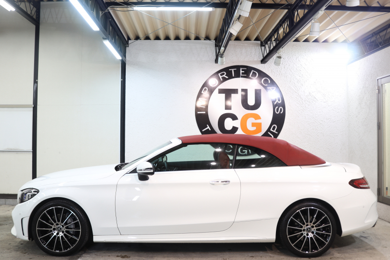 メルセデスベンツ Cクラス C180ｶﾌﾞﾘｵﾚ ｽﾎﾟｰﾂ ﾚｻﾞｰｴｸｽｸﾙｰｼﾌﾞ&ﾚｰﾀﾞｰｾｰﾌﾃｨPKG　後期 MEｺﾈｸﾄ ｷｰﾚｽｺﾞｰ 赤本革 ｴｱｽｶｰﾌ ﾍｯﾄﾞｱｯﾌﾟD HDDﾅﾋﾞTV&ｷｬﾝｾﾗｰ ｽﾏﾎ連携 ﾊﾞｯｸｶﾒﾗ PTS LEDﾗｲﾄ AMGｴｱﾛ&19AW ｴｱｻｽ ﾀﾞｲﾅﾐｯｸS 9AT　2年保証