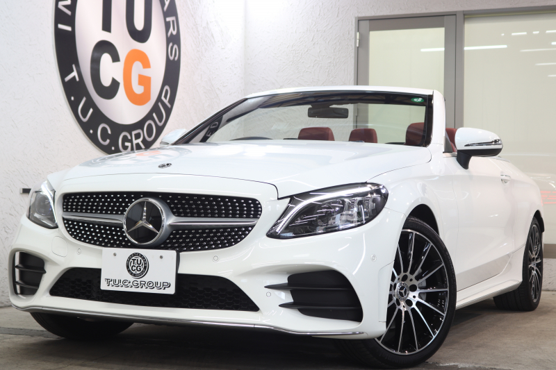 メルセデスベンツ Cクラス C180ｶﾌﾞﾘｵﾚ ｽﾎﾟｰﾂ ﾚｻﾞｰｴｸｽｸﾙｰｼﾌﾞ&ﾚｰﾀﾞｰｾｰﾌﾃｨPKG　後期 MEｺﾈｸﾄ ｷｰﾚｽｺﾞｰ 赤本革 ｴｱｽｶｰﾌ ﾍｯﾄﾞｱｯﾌﾟD HDDﾅﾋﾞTV&ｷｬﾝｾﾗｰ ｽﾏﾎ連携 ﾊﾞｯｸｶﾒﾗ PTS LEDﾗｲﾄ AMGｴｱﾛ&19AW ｴｱｻｽ ﾀﾞｲﾅﾐｯｸS 9AT　2年保証