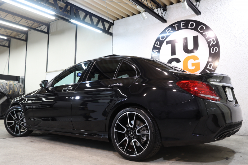 AMG Cクラス C43 4MATIC ｴｸｽｸﾙｰｼﾌﾞ&ﾚｰﾀﾞｰｾｰﾌﾃｨPKG　中期 1ｵｰﾅｰ ｷｰﾚｽｺﾞｰ 赤本革 ﾊﾟﾉﾗﾏSR ﾍｯﾄﾞｱｯﾌﾟD HDDﾅﾋﾞTV BT音楽 ﾊﾞｯｸｶﾒﾗ PTS LEDﾗｲﾄ 自動ﾄﾗﾝｸ ﾊﾝｽﾞﾌﾘｰA AMG専用装備&ﾁｭｰﾆﾝｸﾞﾀﾞｲﾅﾐｯｸS 9AT　2年保証