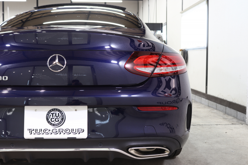 メルセデスベンツ Cクラス C180ｸｰﾍﾟ ｽﾎﾟｰﾂ ﾚｻﾞｰｴｸｽｸﾙｰｼﾌﾞ&ﾚｰﾀﾞｰｾｰﾌﾃｨPKG　後期 MEｺﾈｸﾄ ｷｰﾚｽｺﾞｰ 黒本革 ﾊﾟﾉﾗﾏSR ﾍｯﾄﾞｱｯﾌﾟD HDDﾅﾋﾞTV ｽﾏﾎ連携 ﾊﾞｯｸｶﾒﾗ PTS LEDﾗｲﾄ AMGｴｱﾛ&19AW ﾀﾞｲﾅﾐｯｸS ｴｱｻｽ 9AT 希少色　2年保証