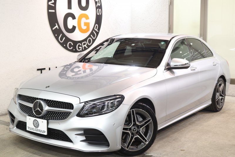 メルセデスベンツ Cクラス C200 AVG AMGﾗｲﾝ ﾚｰﾀﾞｰｾｰﾌﾃｨPKG　BSG搭載 後期 ｷｰﾚｽｺﾞｰ 黒革 HDDﾅﾋﾞTV ｽﾏﾎ連携 ﾊﾞｯｸｶﾒﾗ PTS LEDﾗｲﾄ AMGｴｱﾛ&18AW ﾀﾞｲﾅﾐｯｸS ｴｱｻｽ 9AT　2年保証