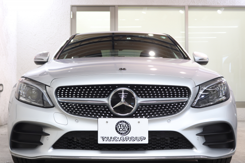 メルセデスベンツ Cクラス C200 AVG AMGﾗｲﾝ ﾚｰﾀﾞｰｾｰﾌﾃｨPKG　BSG搭載 後期 ｷｰﾚｽｺﾞｰ 黒革 HDDﾅﾋﾞTV ｽﾏﾎ連携 ﾊﾞｯｸｶﾒﾗ PTS LEDﾗｲﾄ AMGｴｱﾛ&18AW ﾀﾞｲﾅﾐｯｸS ｴｱｻｽ 9AT　2年保証