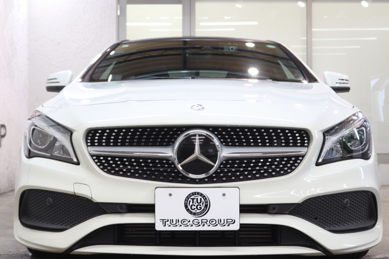 メルセデスベンツ CLAクラス CLA180ｽﾎﾟｰﾂ AMGﾚｻﾞｰｴｸｽｸﾙｰｼﾌﾞ&ﾚｰﾀﾞｰｾｰﾌﾃｨPKG　後期 ｷｰﾚｽｺﾞｰ 黒本革 ﾊﾟﾉﾗﾏSR HDDﾅﾋﾞTV ｽﾏﾎ連携 harman/kardon ﾊﾞｯｸｶﾒﾗ PTS LEDﾗｲﾄ AMGｴｱﾛ&18AW ﾀﾞｲﾅﾐｯｸS 7AT　2年保証