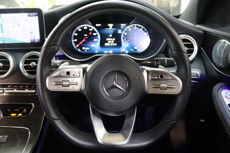 メルセデスベンツ Cクラス C200 ﾛｰﾚｳｽｴﾃﾞｨｼｮﾝ ﾚｻﾞｰｴｸｽｸﾙｰｼﾌﾞ&ﾚｰﾀﾞｰｾｰﾌﾃｨPKG　特別仕様車 BSG搭載 後期 ｷｰﾚｽｺﾞｰ 黒本革 ﾍｯﾄﾞｱｯﾌﾟD HDDﾅﾋﾞTV ｽﾏﾎ連携 ﾌﾞﾙﾒｽﾀｰ 360ｶﾒﾗ PTS LEDﾗｲﾄ 自動ﾄﾗﾝｸ ﾊﾝｽﾞﾌﾘｰA AMGｴｱﾛ&18AW ｴｱｻｽ 9AT　2年保証