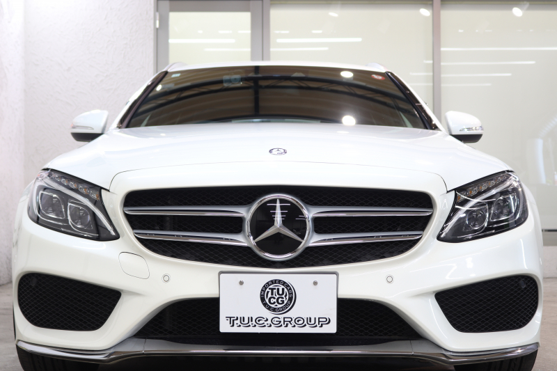 メルセデスベンツ Cクラス C200ｽﾃｰｼｮﾝﾜｺﾞﾝ ｽﾎﾟｰﾂ 本革仕様 ﾚｰﾀﾞｰｾｰﾌﾃｨPKG　ｷｰﾚｽｺﾞｰ 黒本革 ﾍｯﾄﾞｱｯﾌﾟD HDDﾅﾋﾞTV&ｷｬﾝｾﾗｰ BT音楽 ﾊﾞｯｸｶﾒﾗ PTS LEDﾗｲﾄ 自動Rｹﾞｰﾄ ﾊﾝｽﾞﾌﾘｰA AMGｴｱﾛ&18AW ｴｱｻｽ 7AT　2年保証