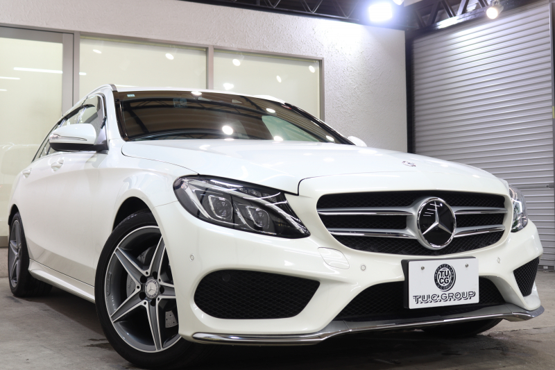 メルセデスベンツ Cクラス C200ｽﾃｰｼｮﾝﾜｺﾞﾝ ｽﾎﾟｰﾂ 本革仕様 ﾚｰﾀﾞｰｾｰﾌﾃｨPKG　ｷｰﾚｽｺﾞｰ 黒本革 ﾍｯﾄﾞｱｯﾌﾟD HDDﾅﾋﾞTV&ｷｬﾝｾﾗｰ BT音楽 ﾊﾞｯｸｶﾒﾗ PTS LEDﾗｲﾄ 自動Rｹﾞｰﾄ ﾊﾝｽﾞﾌﾘｰA AMGｴｱﾛ&18AW ｴｱｻｽ 7AT　2年保証