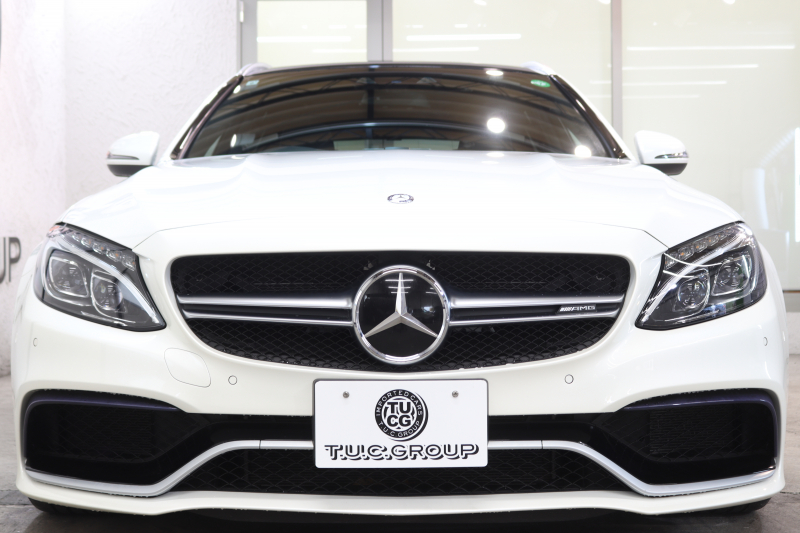 AMG Cクラス C63Sｽﾃｰｼｮﾝﾜｺﾞﾝ ﾚｰﾀﾞｰｾｰﾌﾃｨPKG　ｷｰﾚｽｺﾞｰ 赤/黒本革 ﾊﾟﾉﾗﾏSR ﾍｯﾄﾞｱｯﾌﾟD HDDﾅﾋﾞTV BT音楽 ﾌﾞﾙﾒｽﾀｰ ﾊﾞｯｸｶﾒﾗ PTS LEDﾗｲﾄ 自動Rｹﾞｰﾄ ﾊﾝｽﾞﾌﾘｰA AMG専用装備&ﾁｭｰﾆﾝｸﾞﾀﾞｲﾅﾐｯｸS 7AT　2年保証