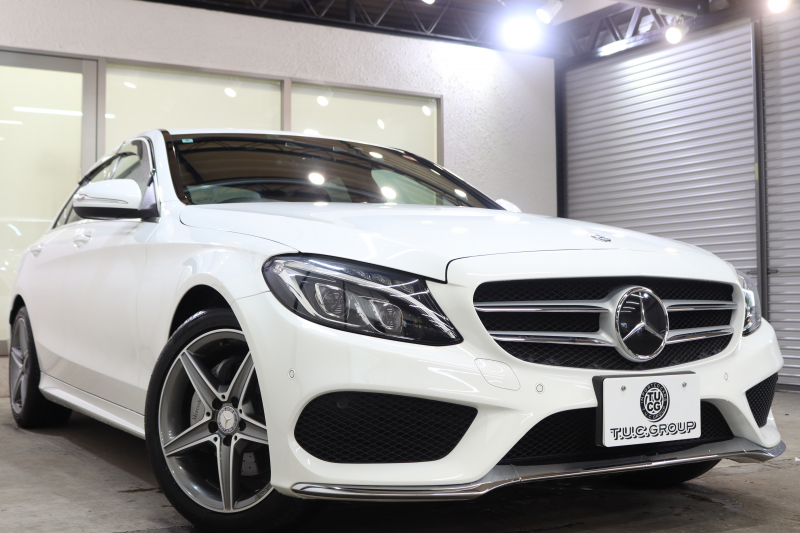 メルセデスベンツ Cクラス C200 AVG AMGﾗｲﾝ ﾚｻﾞｰｴｸｽｸﾙｰｼﾌﾞ&ﾚｰﾀﾞｰｾｰﾌﾃｨPKG　ｷｰﾚｽｺﾞｰ 黒本革 ﾍｯﾄﾞｱｯﾌﾟD HDDﾅﾋﾞTV BT音楽 ﾊﾞｯｸｶﾒﾗ PTS LEDﾗｲﾄ 自動ﾄﾗﾝｸ ﾊﾝｽﾞﾌﾘｰA AMGｴｱﾛ&18AW ｴｱｻｽ ﾀﾞｲﾅﾐｯｸS 7AT　2年保証