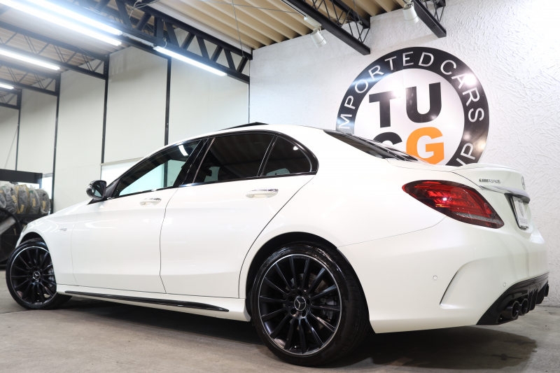 AMG Cクラス C43 4MATIC ﾚｰﾀﾞｰｾｰﾌﾃｨPKG　後期 MEｺﾈｸﾄ ｷｰﾚｽｺﾞｰ 赤本革 ﾊﾟﾉﾗﾏSR ﾍｯﾄﾞｱｯﾌﾟD HDDﾅﾋﾞTV ｽﾏﾎ連携 ﾌﾞﾙﾒｽﾀｰ ﾊﾞｯｸｶﾒﾗ PTS LEDﾗｲﾄ 自動ﾄﾗﾝｸ ﾊﾝｽﾞﾌﾘｰA AMG専用装備&ﾁｭｰﾆﾝｸﾞﾀﾞｲﾅﾐｯｸS 9AT　2年保証