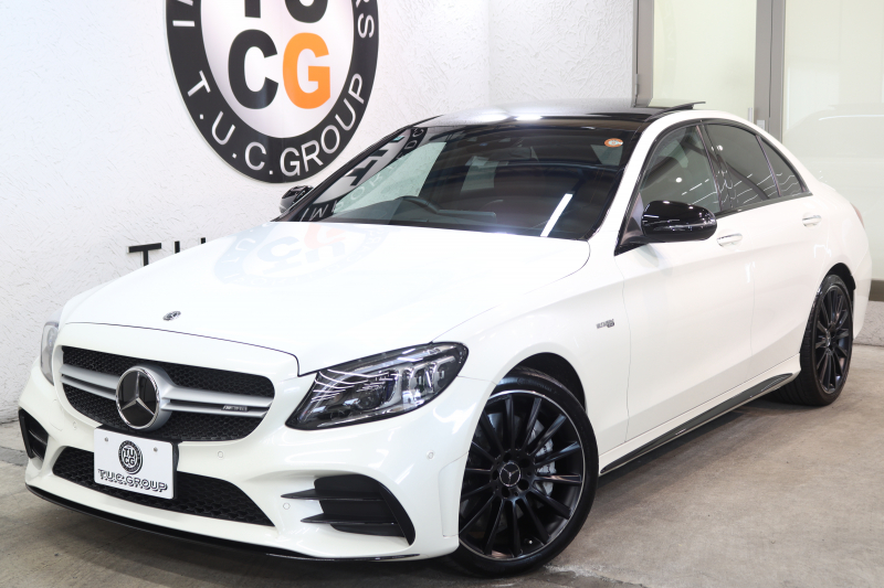 AMG Cクラス C43 4MATIC ﾚｰﾀﾞｰｾｰﾌﾃｨPKG　後期 MEｺﾈｸﾄ ｷｰﾚｽｺﾞｰ 赤本革 ﾊﾟﾉﾗﾏSR ﾍｯﾄﾞｱｯﾌﾟD HDDﾅﾋﾞTV ｽﾏﾎ連携 ﾌﾞﾙﾒｽﾀｰ ﾊﾞｯｸｶﾒﾗ PTS LEDﾗｲﾄ 自動ﾄﾗﾝｸ ﾊﾝｽﾞﾌﾘｰA AMG専用装備&ﾁｭｰﾆﾝｸﾞﾀﾞｲﾅﾐｯｸS 9AT　2年保証