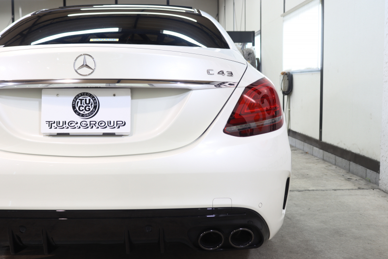 AMG Cクラス C43 4MATIC ﾚｰﾀﾞｰｾｰﾌﾃｨPKG　後期 MEｺﾈｸﾄ ｷｰﾚｽｺﾞｰ 赤本革 ﾊﾟﾉﾗﾏSR ﾍｯﾄﾞｱｯﾌﾟD HDDﾅﾋﾞTV ｽﾏﾎ連携 ﾌﾞﾙﾒｽﾀｰ ﾊﾞｯｸｶﾒﾗ PTS LEDﾗｲﾄ 自動ﾄﾗﾝｸ ﾊﾝｽﾞﾌﾘｰA AMG専用装備&ﾁｭｰﾆﾝｸﾞﾀﾞｲﾅﾐｯｸS 9AT　2年保証